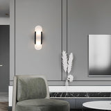 Wandlamp Melange Langwerpig Albast - Stralend thuis Amsterdam