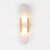 Wandlamp Melange Langwerpig Albast - Stralend thuis Amsterdam