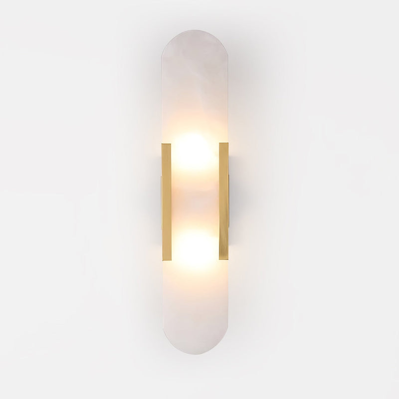Wandlamp Melange Langwerpig Albast - Stralend thuis Amsterdam