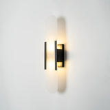 Wandlamp Melange Langwerpig Albast - Stralend thuis Amsterdam