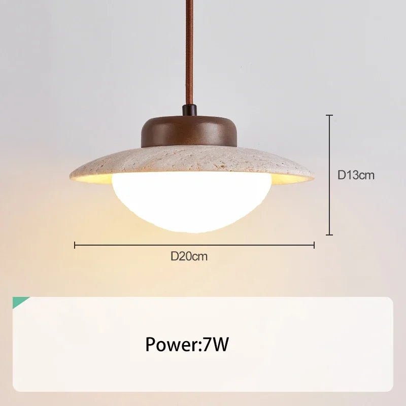 Wandmoer en stenen hanglamp - Stralend thuis Amsterdam