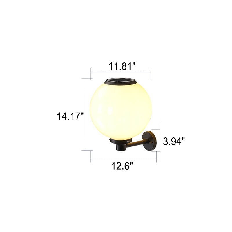Waterdichte wandlamp op zonne - energie voor buiten - Stralend thuis Amsterdam