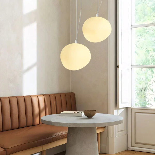 Witte Kiezel Hanglamp - Stralend thuis Amsterdam