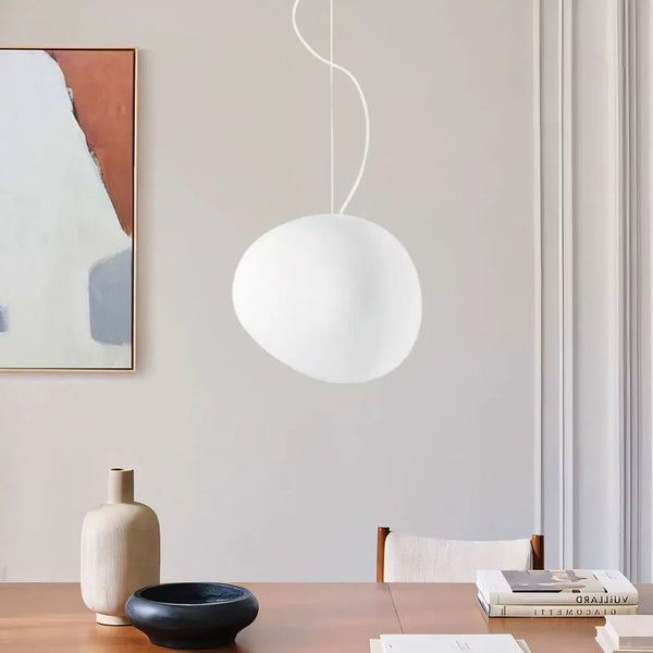 Witte Kiezel Hanglamp - Stralend thuis Amsterdam