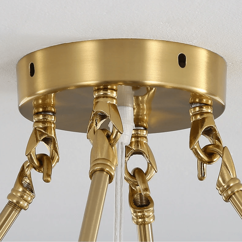 Zachte schelp kroonluchter - Stralend thuis Amsterdam