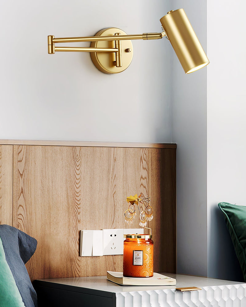 Zwenkarm Wandlamp - Stralend thuis Amsterdam