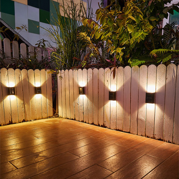 Draadloze LED Solar Wandlampen Deluxe - Creëer de perfecte sfeer in je tuin!