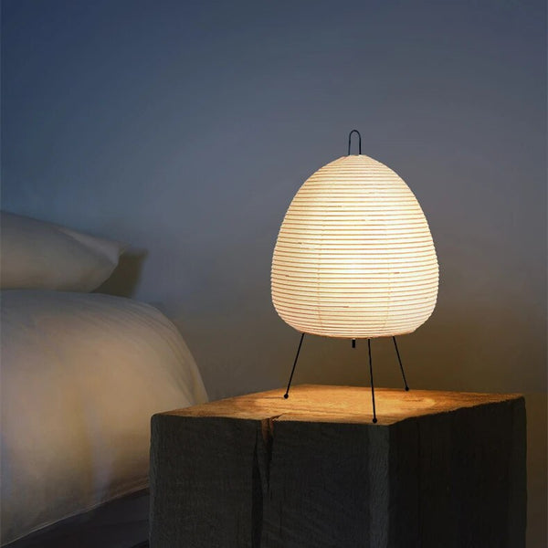 Japanse lamp gemaakt van rijstpapier